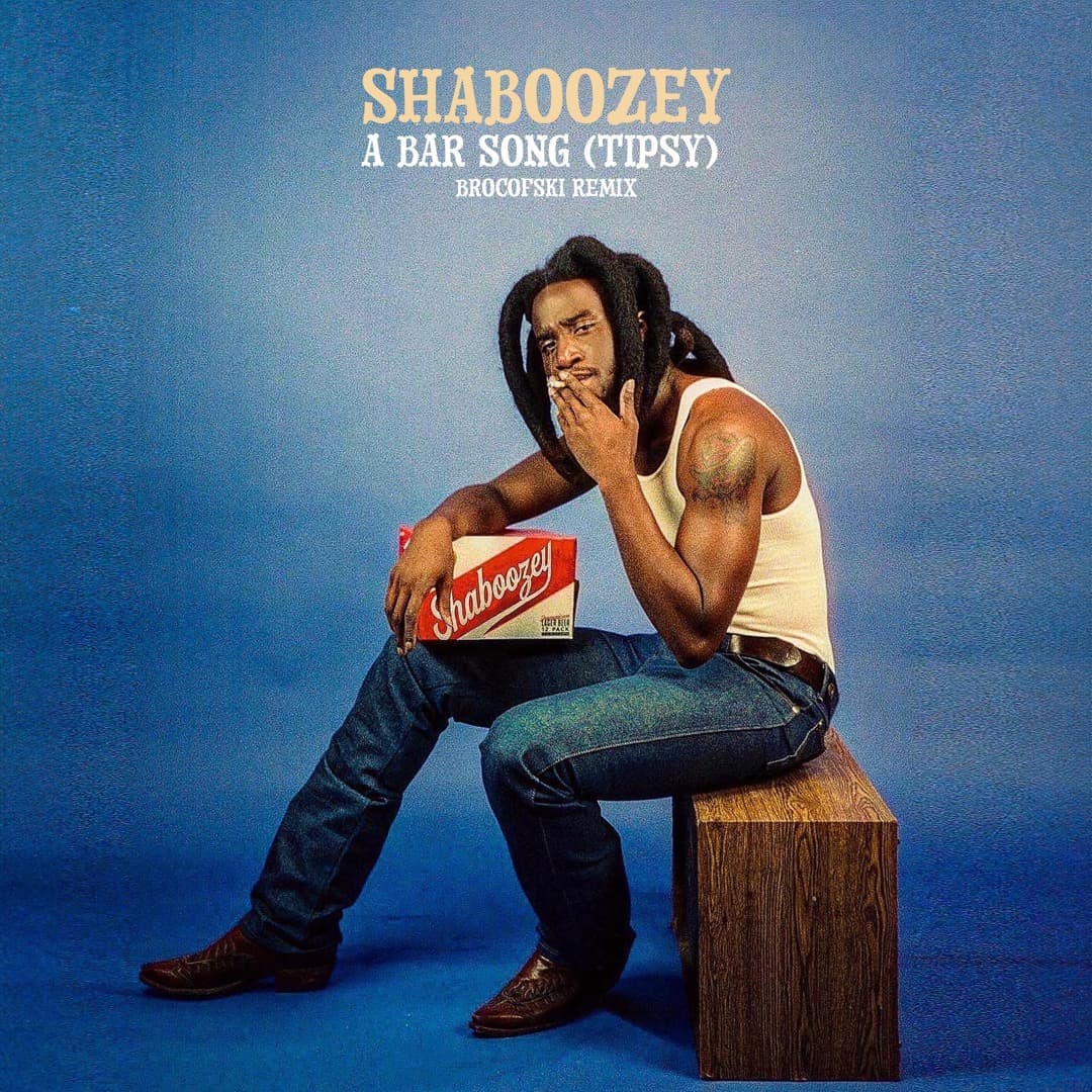 Shaboozey campaign creative for A Bar Song (Tipsy)